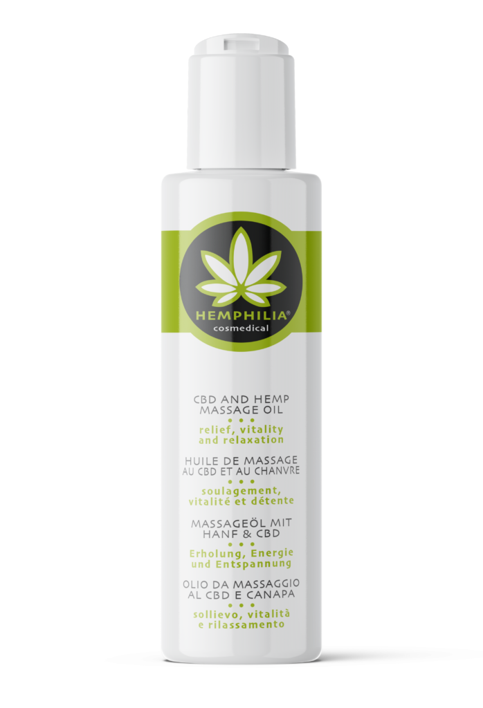 Hemphilia Økologisk CBD & Hemp Massage Oil (100 ml) A.Vogel