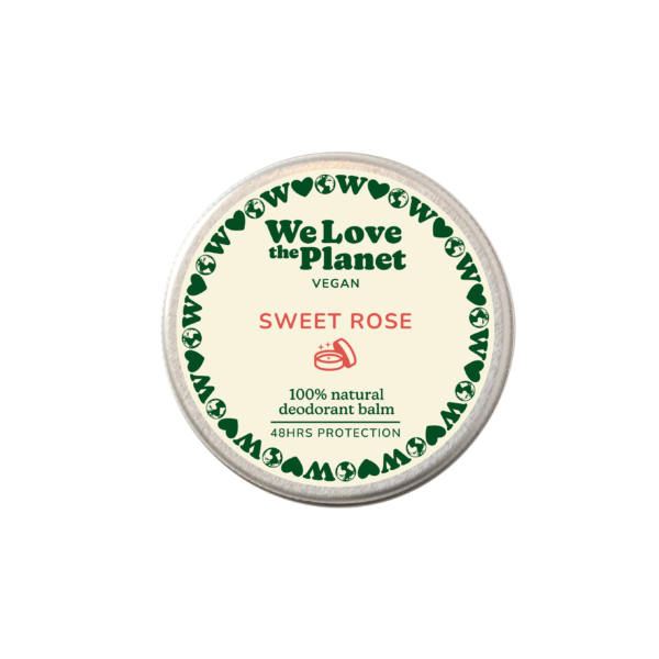 We Love the Planet - Deo-creme Sweet Rose (35 g)