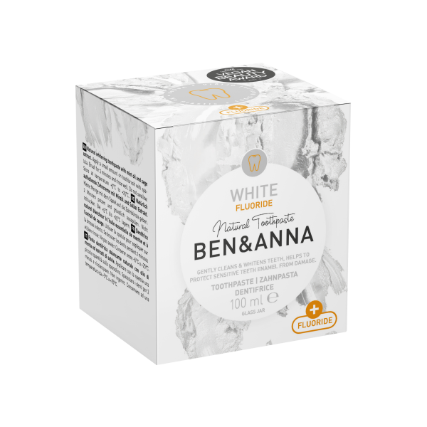 Ben & Anna Dental Care Ben & Anna White Tandpasta med Fluor (100 ml)