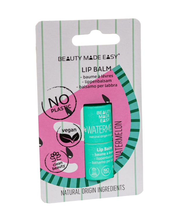 Beauty Made Easy Paper tube Lip balm - WATER MELON (5,5 g)
