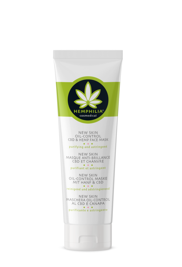 Hemphilia Dybderensende ansigtsmaske med Hamp, Økologisk (75 ml)
