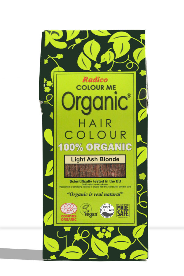 Radico Økologisk & vegansk henna hårfarve - Light Ash Blonde (100 g)