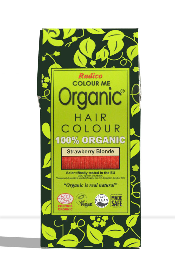 Radico Økologisk & vegansk henna hårfarve - Strawberry Blonde (100 g)