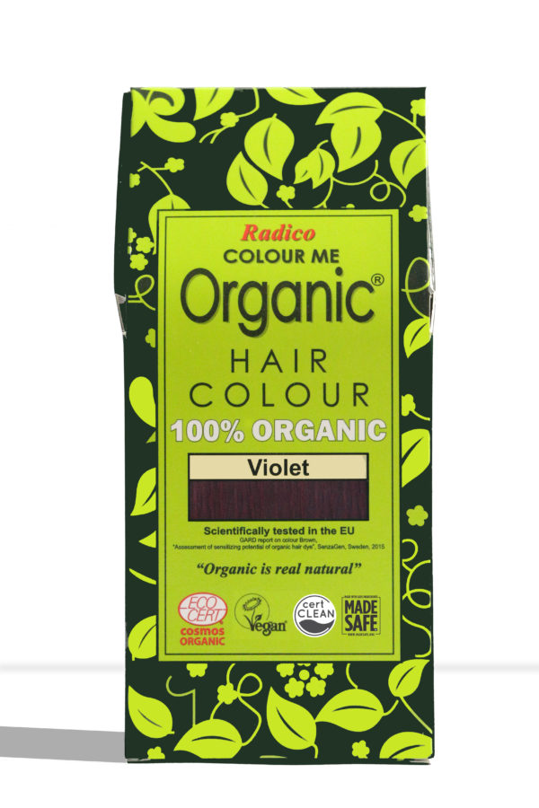 Radico Økologisk & vegansk henna hårfarve - Violet (100 g)