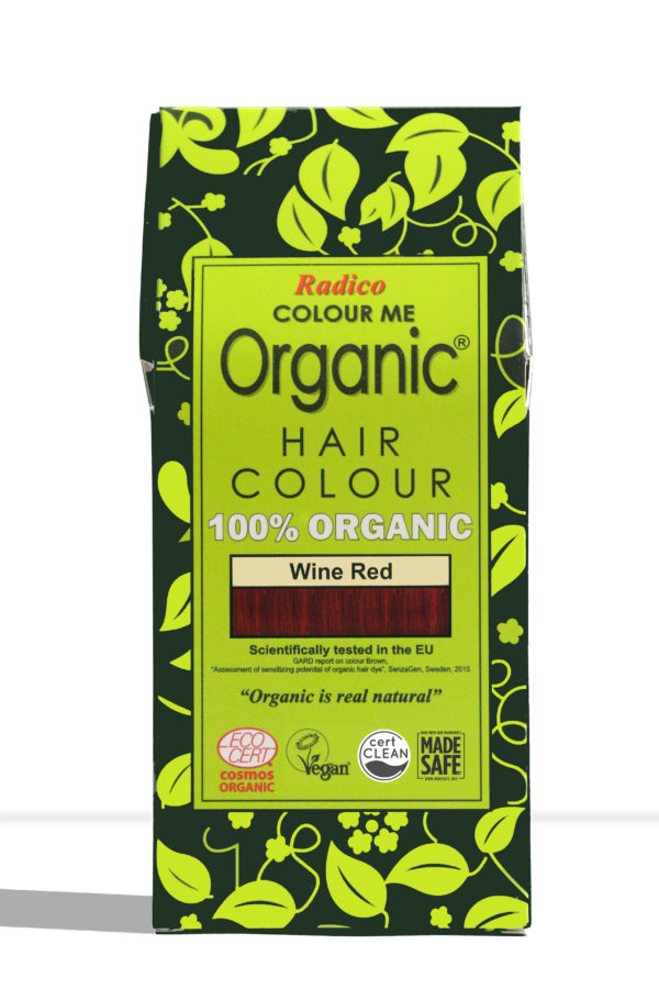 Radico Økologisk & vegansk henna hårfarve - Wine Red (100 g)