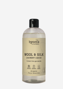 Byoms WOOL & SILK - PROBIOTIC LAUNDRY LIQUID - Fleur Blanche - with silk extract (400 ml)