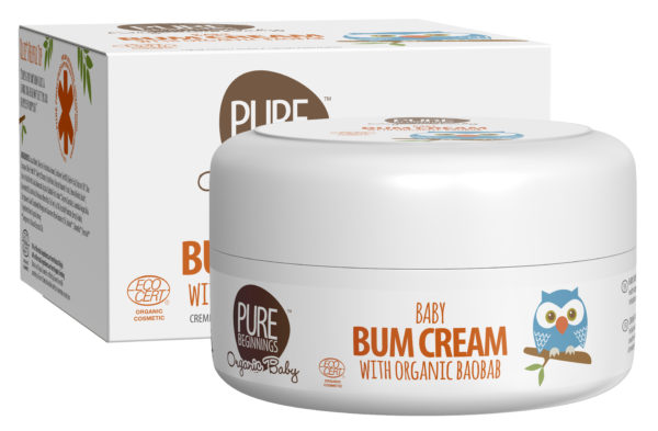 Pure Beginnings Baby Bum Cream with organic baobab 125ml (125 ml)