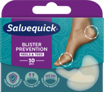 Salvequick Blister Prevention Heels & Toes (10 stk.)
