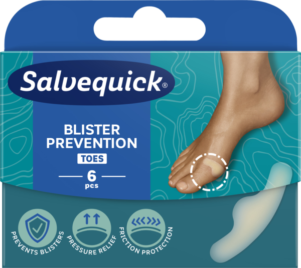 Salvequick Blister Prevention Toes (6 stk.)