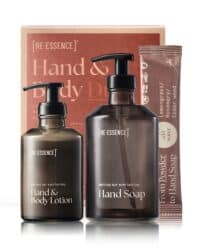 [RE·ESSENCE] Gave sæt Håndsæbe + Lotion (Citrongræs/Rosmarin/Cedertræ) (580 ml)